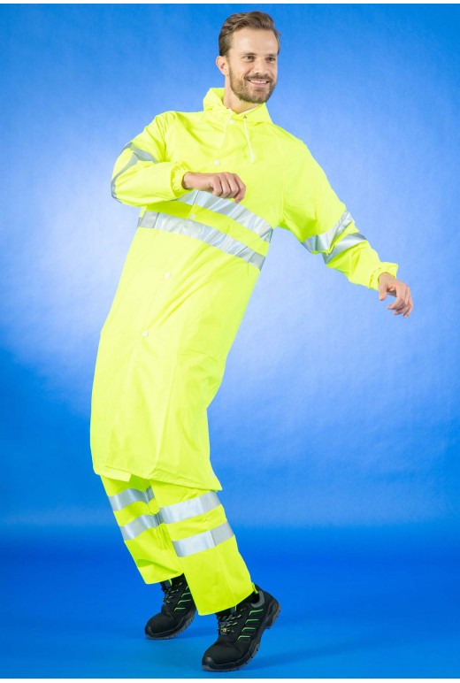 Pantalon de pluie haute visibilité jaune ou orange sonomix DMD